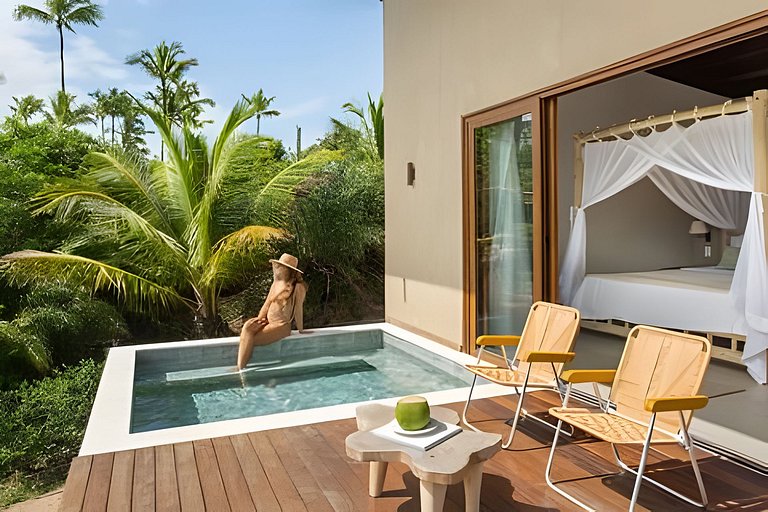 Brisas do Cassange - Villa com 3 casas pé na areia