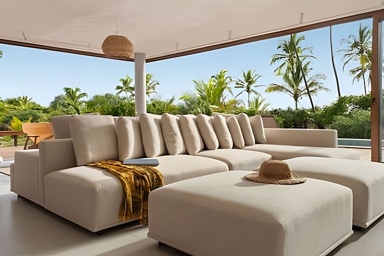 Brisas do Cassange - Villa com 3 casas pé na areia