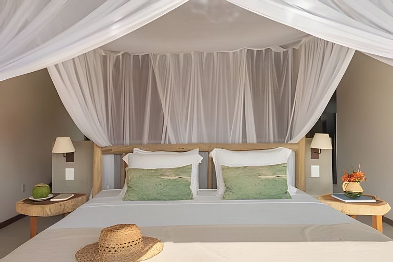 Brisas do Cassange - Villa com 3 casas pé na areia