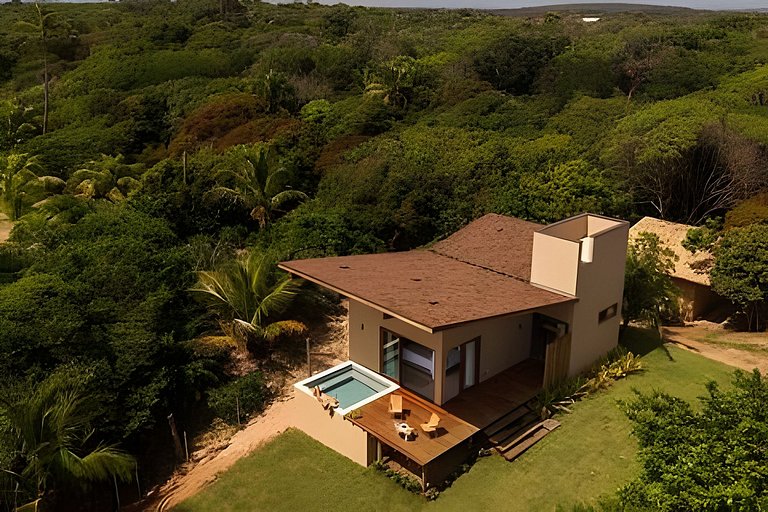 Bangalô pé na areia com piscina Brisas do Cassange