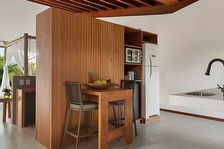 Bangalô pé na areia com piscina Brisas do Cassange