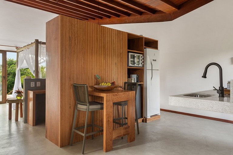 Bangalô pé na areia com piscina Brisas do Cassange