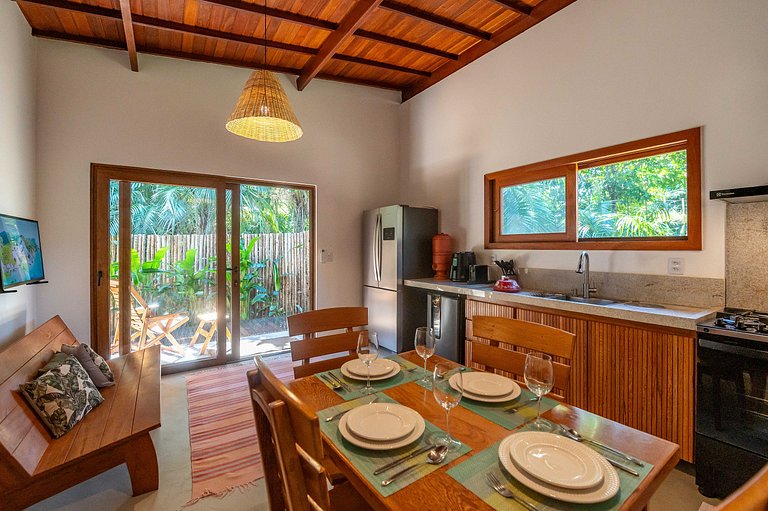 Casa charmosa no jardim: Brisas do Cassange